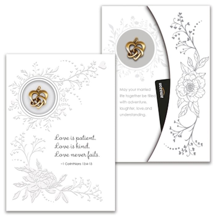 Greeting Card-Money Holder W/ Charm-Wedding