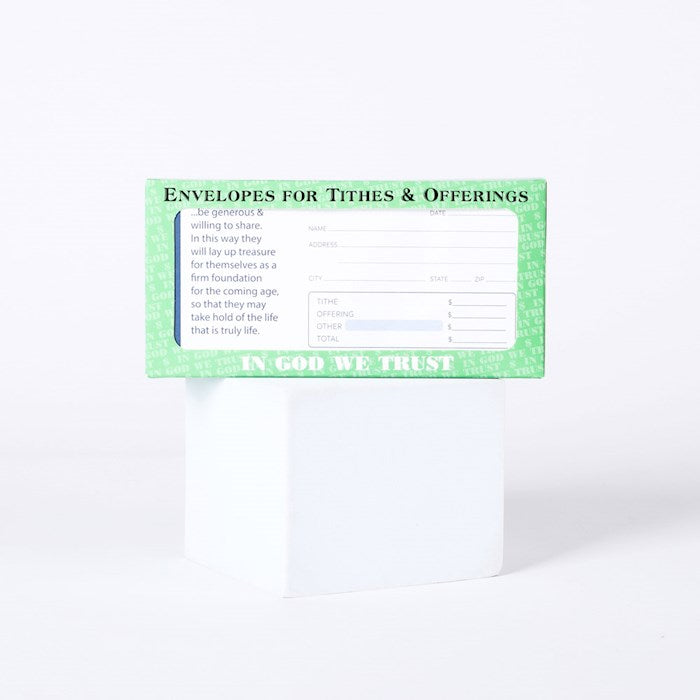Offering Envelopes-Treasure (Pack Of 100)