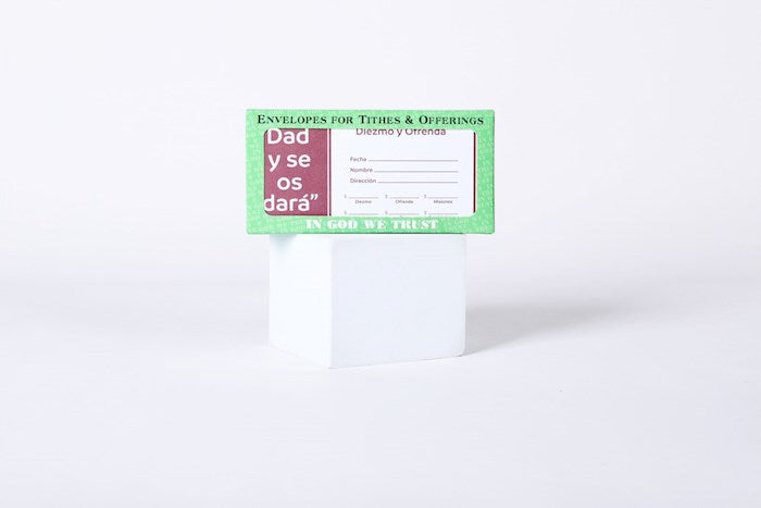 Offering Envelopes-Give & It Will Be Given (Spanish ) (Pack Of 100)