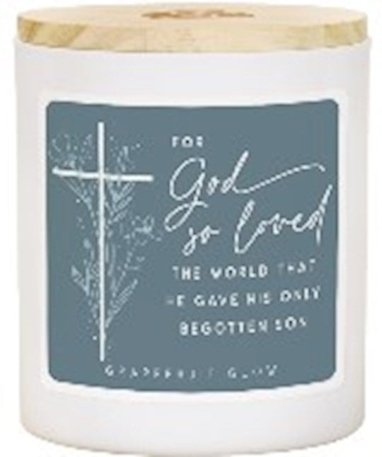 Candle-God So Loved-Grapefruit Glow Scent (11 Oz - 2 Wick)