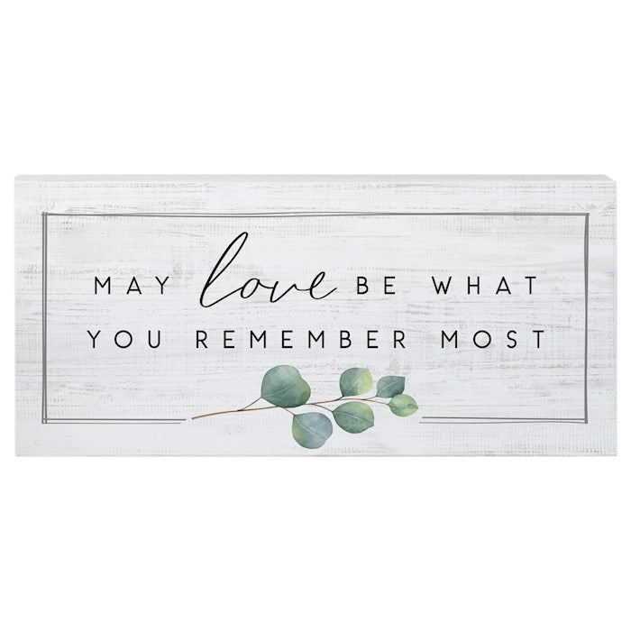 Inspire Board-Love Remember (12" x 5.5")