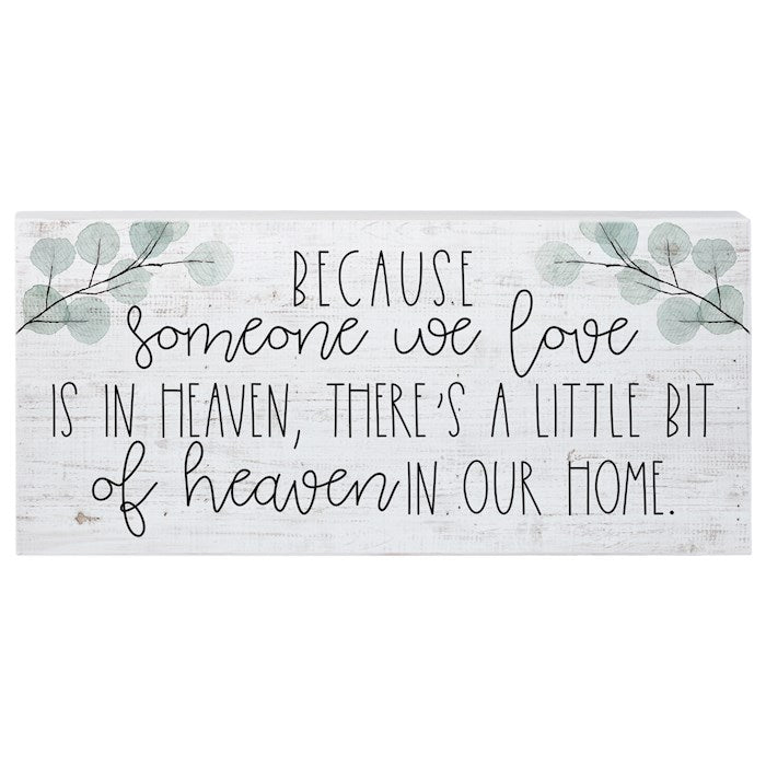 Inspire Board-Heaven In Our Home (12" x 5.5")