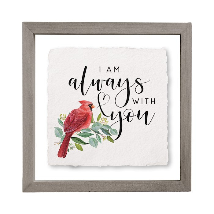 Floating Art Square-Always With You (10" x 10")