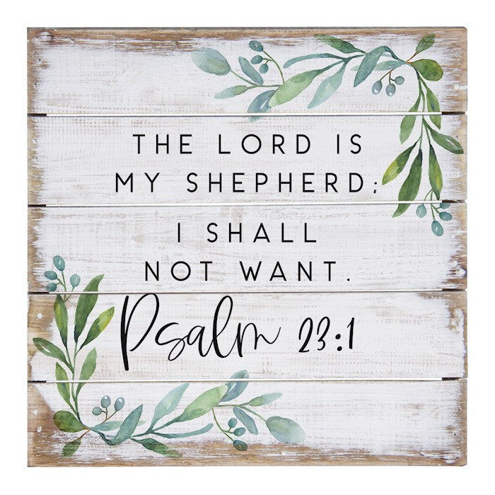 Petite Pallet-Psalm 23:1 (6" x 6")
