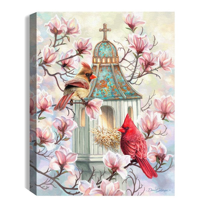 Mini Canvas-Spring Morning-LED Tabletop w/Timer (8" x 6")