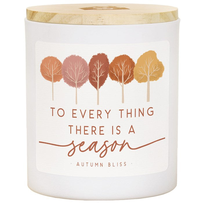 Candle-Every Season Trees-Autumn Bliss Scent (11 Oz - 2 Wick)