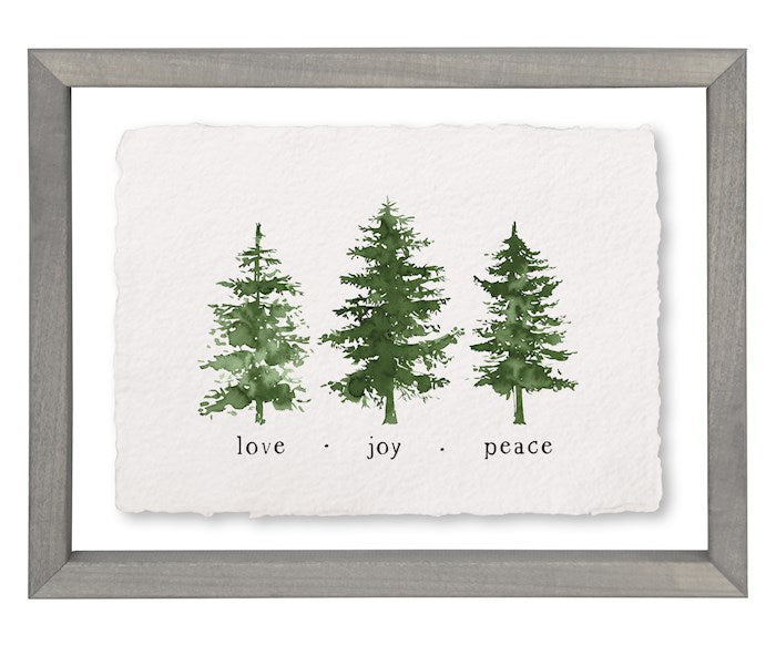 Floating Art-Love Joy Trees (14 x 11)