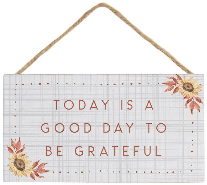Petite Hanging Accent-Today Grateful Sunflower (5.5 x 6.5)