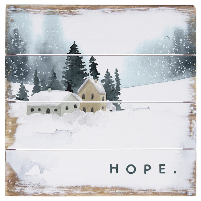 Petite Pallet-Hope Cabin Scene (6 x 6)