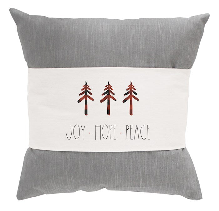 Pillow Hug-Joy Hope Peace (35.25 x 7.25)
