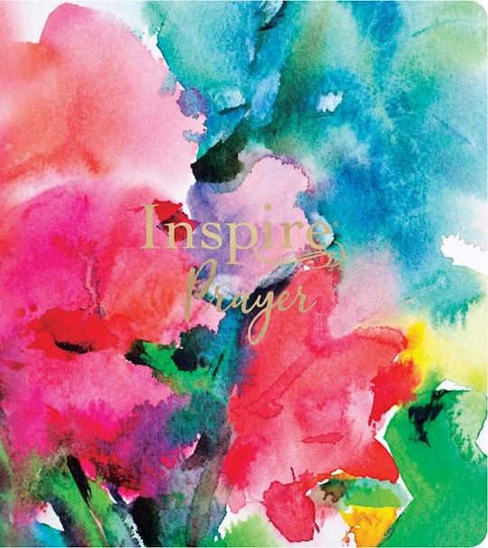 NLT Inspire PRAYER Bible Filament Enabled-Joyful Colors LeatherLike Over Board