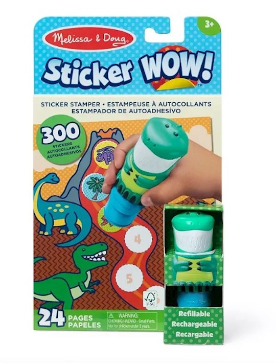 Sticker Wow! Dino w/Book & Stickers (Ages 3+)