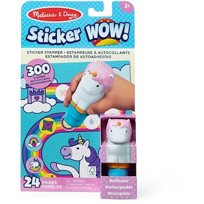 Sticker Wow! Unicorn w/Book & Stickers (Ages 3+)