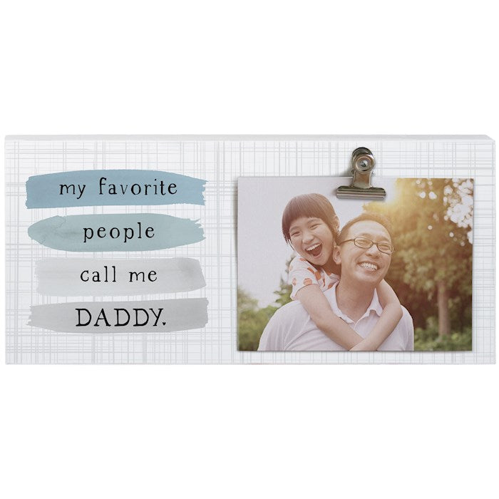 Picture Clip-Favorite People/Daddy (12" x 5.5")