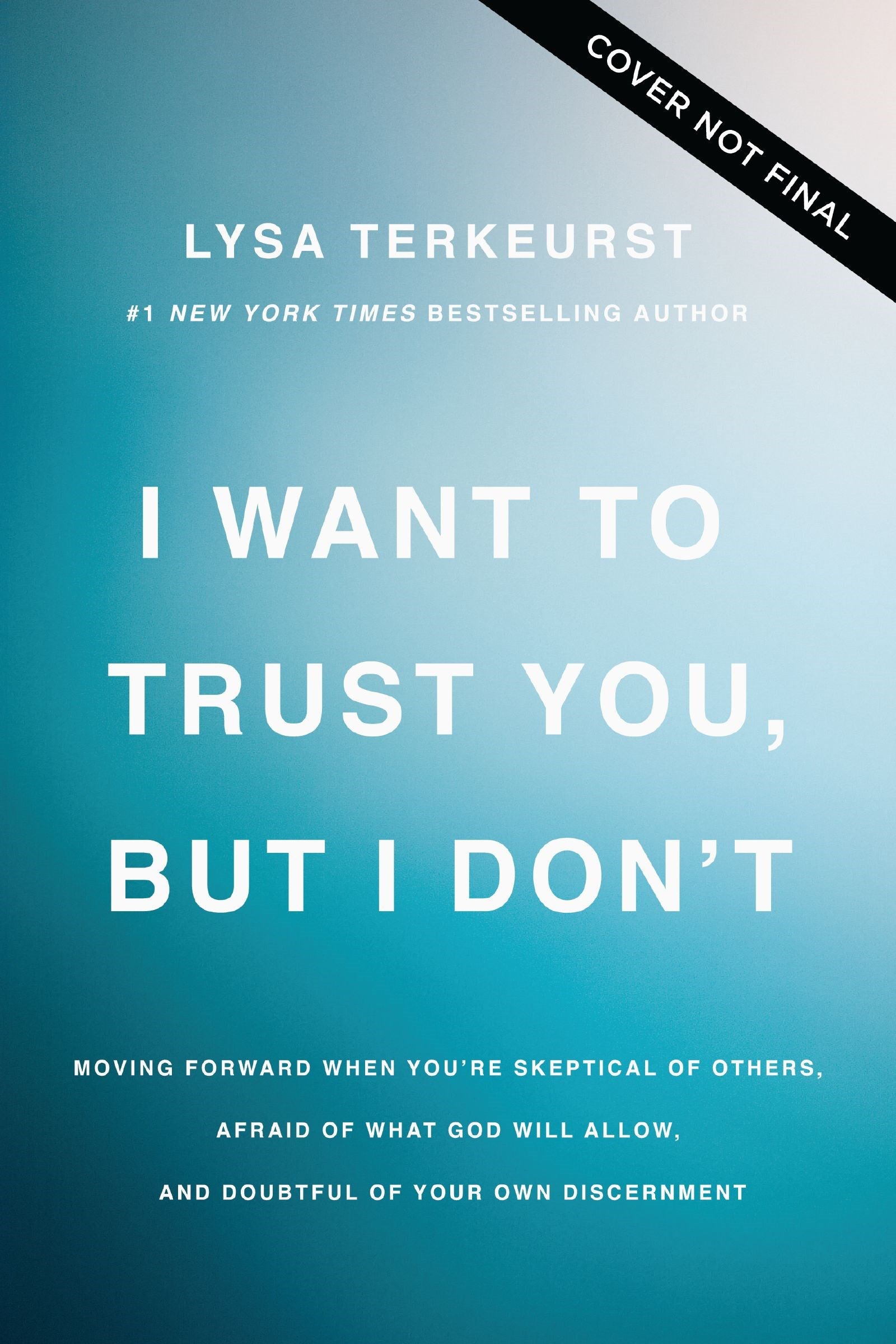 I Want To Trust You But I Don&