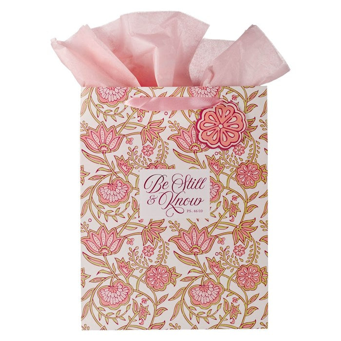 Gift Bag-Large Portrait-Be Still Ps. 46:10