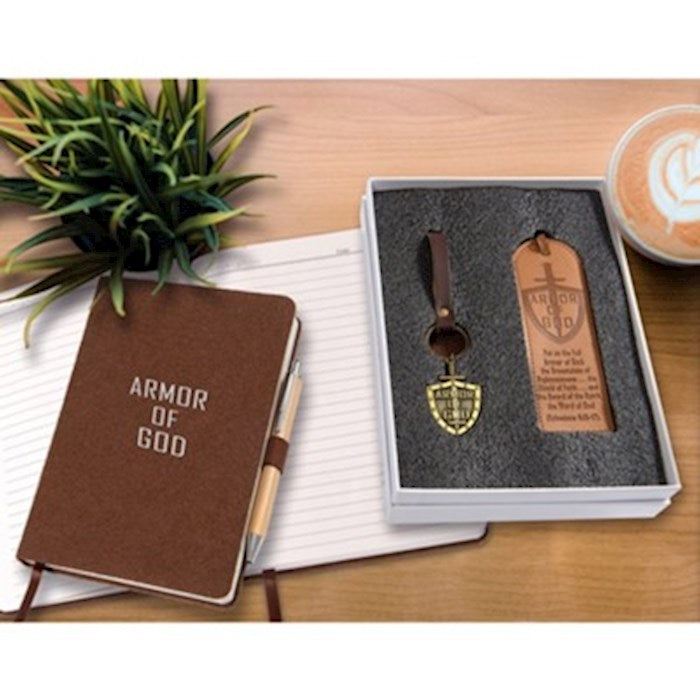 Armor Of God Gift Set (Bookmark Journal & Key Chain) (