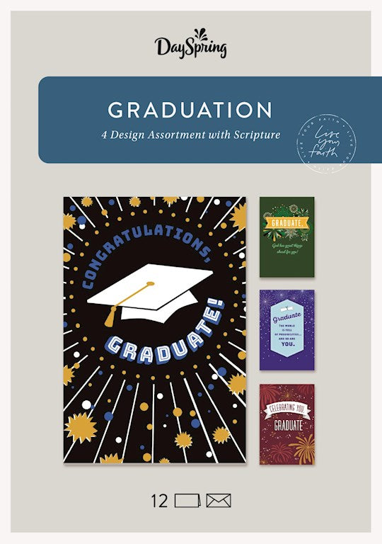 Boxed Card-Graduation-Graduation Celebrations (Box Of 12)
