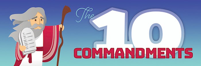 Bookmark-The 10 Commandments/Kids (Exodus 20:1-17 NIV) (Pack Of 25)
