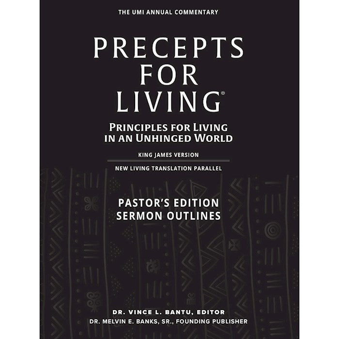 Precepts For Living: The UMI Annual Bible Commentary 2024-2025(Pastor&