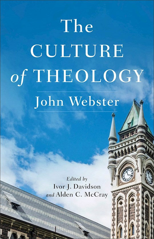 The Culture Of Theology