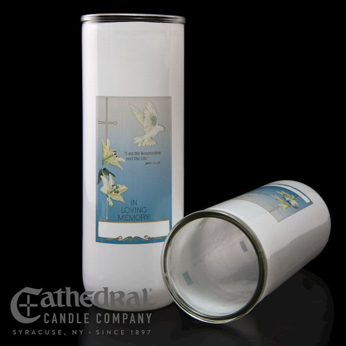 In Loving Memory-Inserta-Lite Globe 5/6/7 Day Reuseable (Box Of 12)