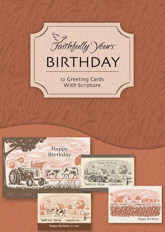 Boxed Card-Birthday-American Country (Box Of 12)