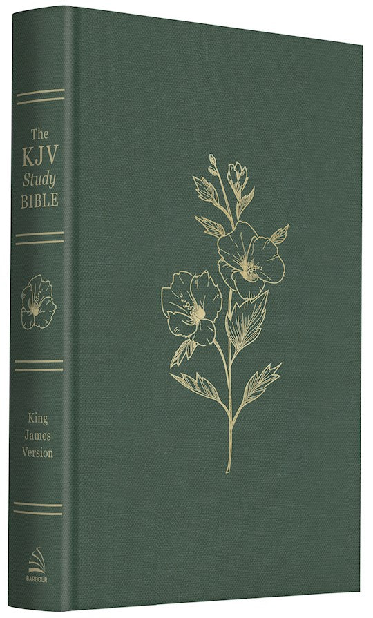 KJV Study Bible-Sage Bouquet Hardcover