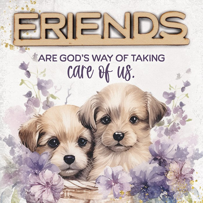 Magnet-Crafted Remindables-Friends-Are God&