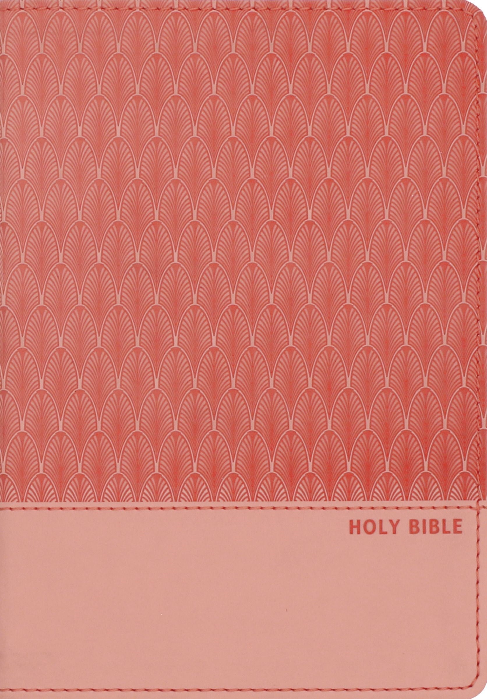 NRSVue Compact Holy Bible (Comfort Print)-Peach Leathersoft