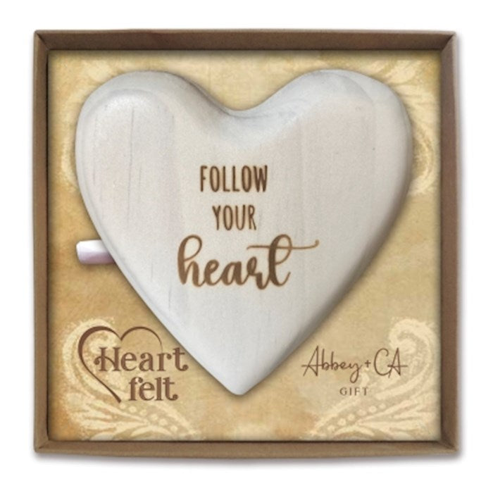 Message Heart-Follow Your Heart (3.5" x 3.75")