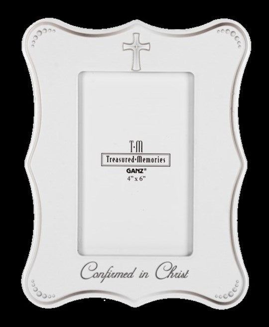 Frame-Confirmed In Christ-White (Holds 4x6 Photo)