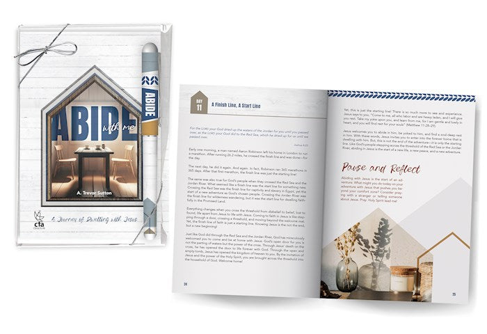 Gift Set-Abide With Me-Devotion Book & Pen