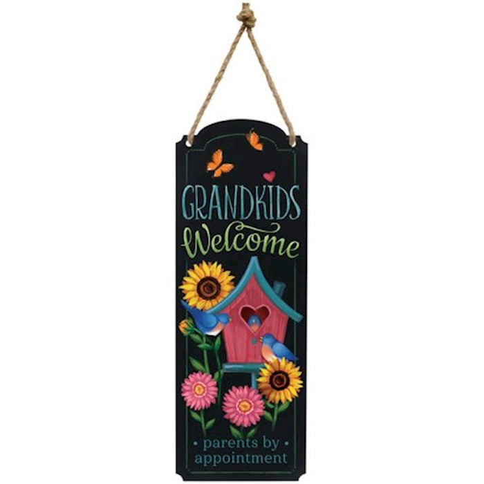Metal Wall Decor-Grandkids (6.5" x 18")