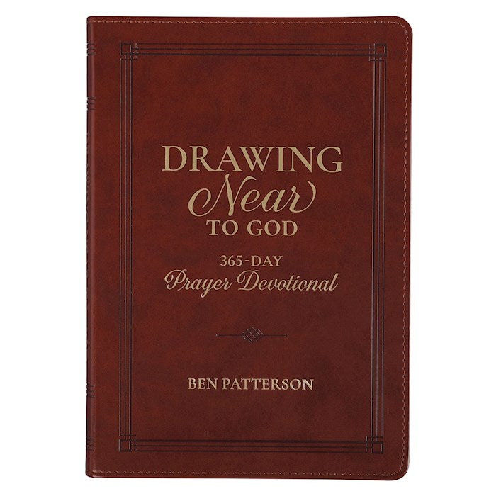 Drawing Near To God-Saddle Tan Faux Leather