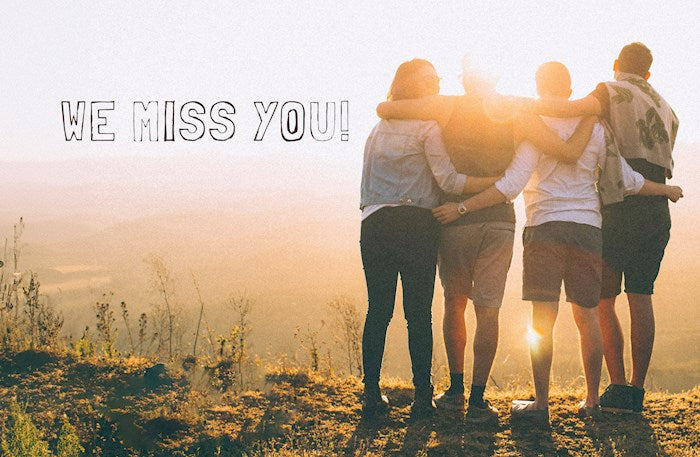 Postcard-We Miss You (John 3:16 KJV) (Pack Of 25)
