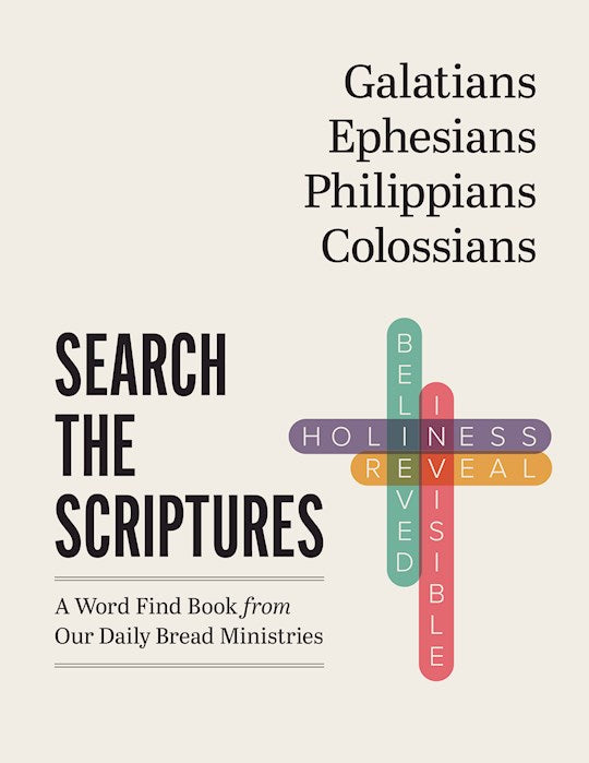 Galatians Ephesians Philippians Colossians (Search The Scriptures)