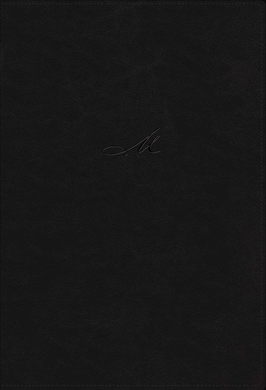 NBLA Biblia de Estudio MacArthur (MacArthur Study Bible Comfort Print)-Black Leathersoft
