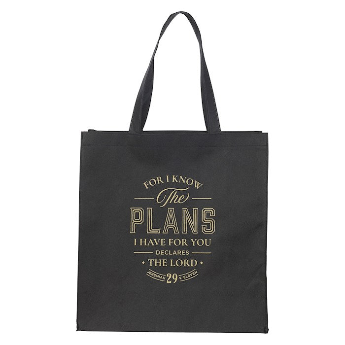 Tote-Plans Jer. 29:11-Black
