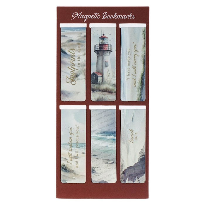 Bookmark Set-Magnetic-I Will Carry You Isa. 46:4 (Pack Of 6)