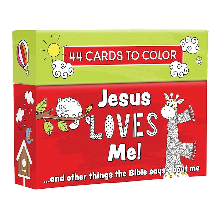 Coloring Cards-Jesus Loves Me