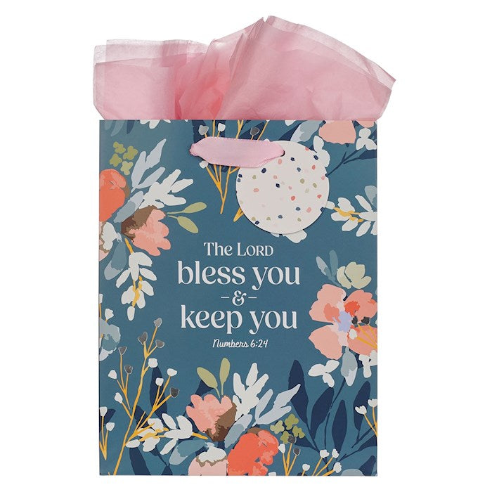 Gift Bag-The Lord Bless You & Keep You (Numbers 6:24)-Medium