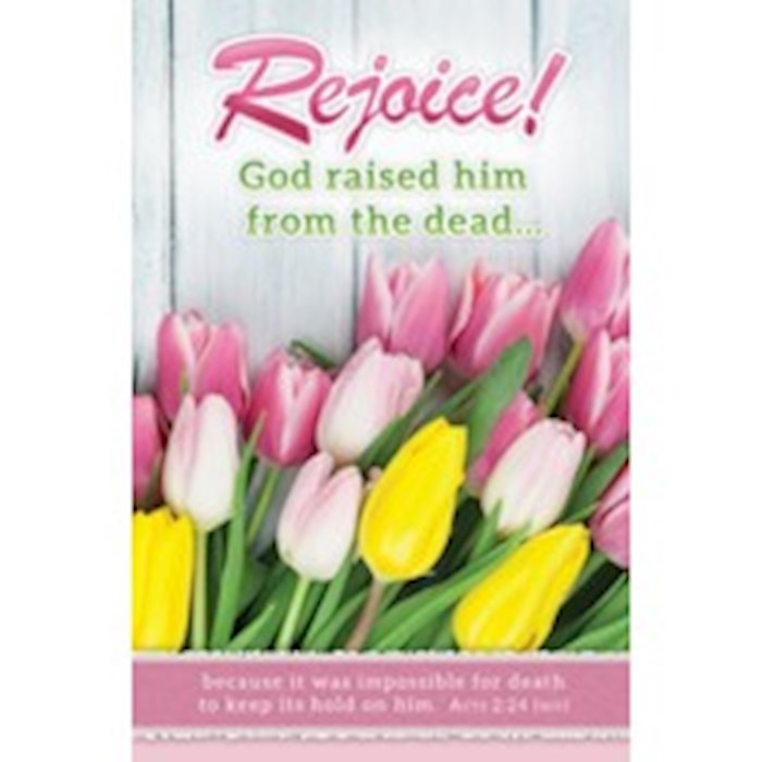 Bulletin-Rejoice! (Acts 2:24 NIV) (Pack of 100)