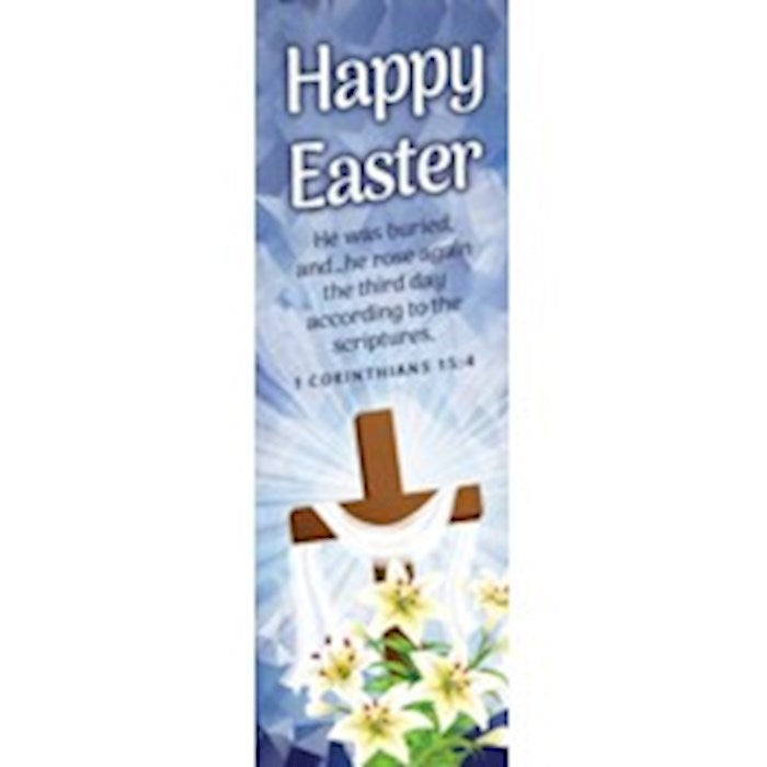 Bookmark-Happy Easter-Kids (1 Corinthians 15:4 KJV) (Pack Of 25)