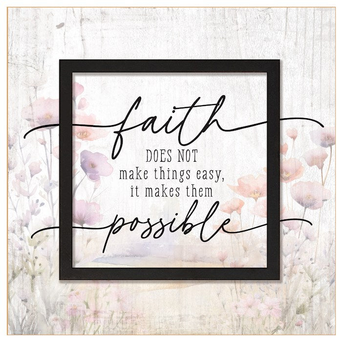Plaque-Layered Grace-Faith Does Not Make Things Easy... (6 x 6)