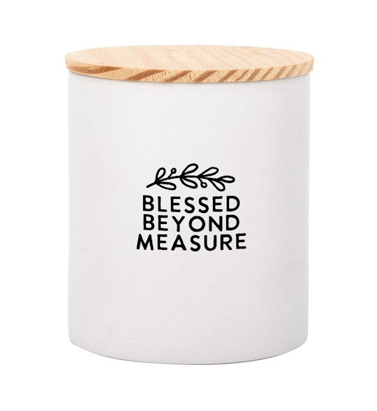 Canister-Blessed Beyond Measure W/ Lid