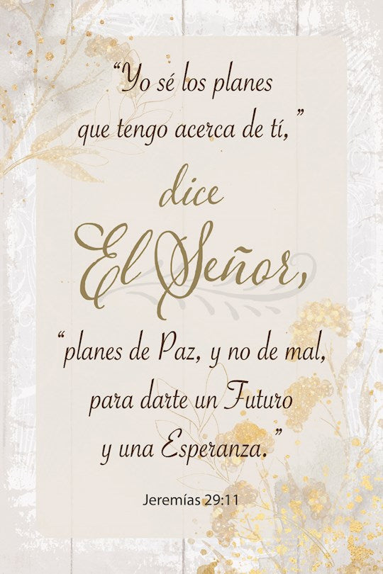 Spanish Plaque-I Know The Plans... (Yo Se Los Planes) (Jer. 29:11) (4 x 6)