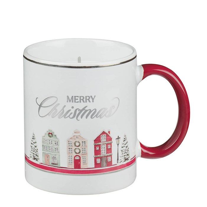 Candle In Mug-Home For Christmas (14 Oz)