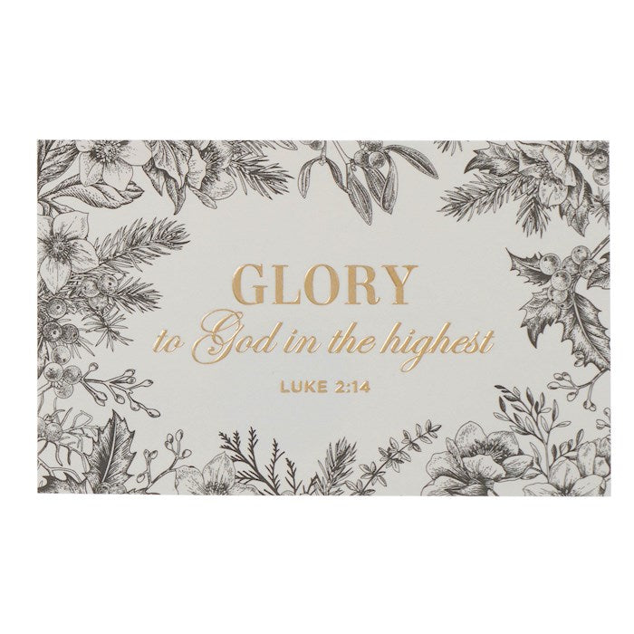 Pass-Around Card-Glory-Luke 2:14 (Pack Of 25)