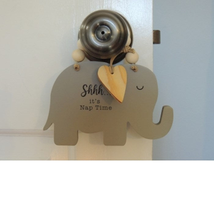 Door Knob Hanger-You Are Loved/Elephant (Two-Sided) (Ephesians 3:19)